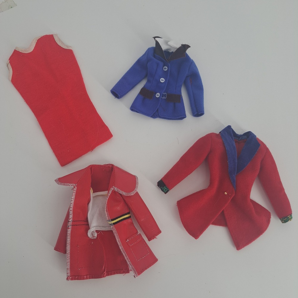 VTG VTG Barbie Fashion Clothes Lot Horse Rider Tressy Jacket Dress Retro Outfit